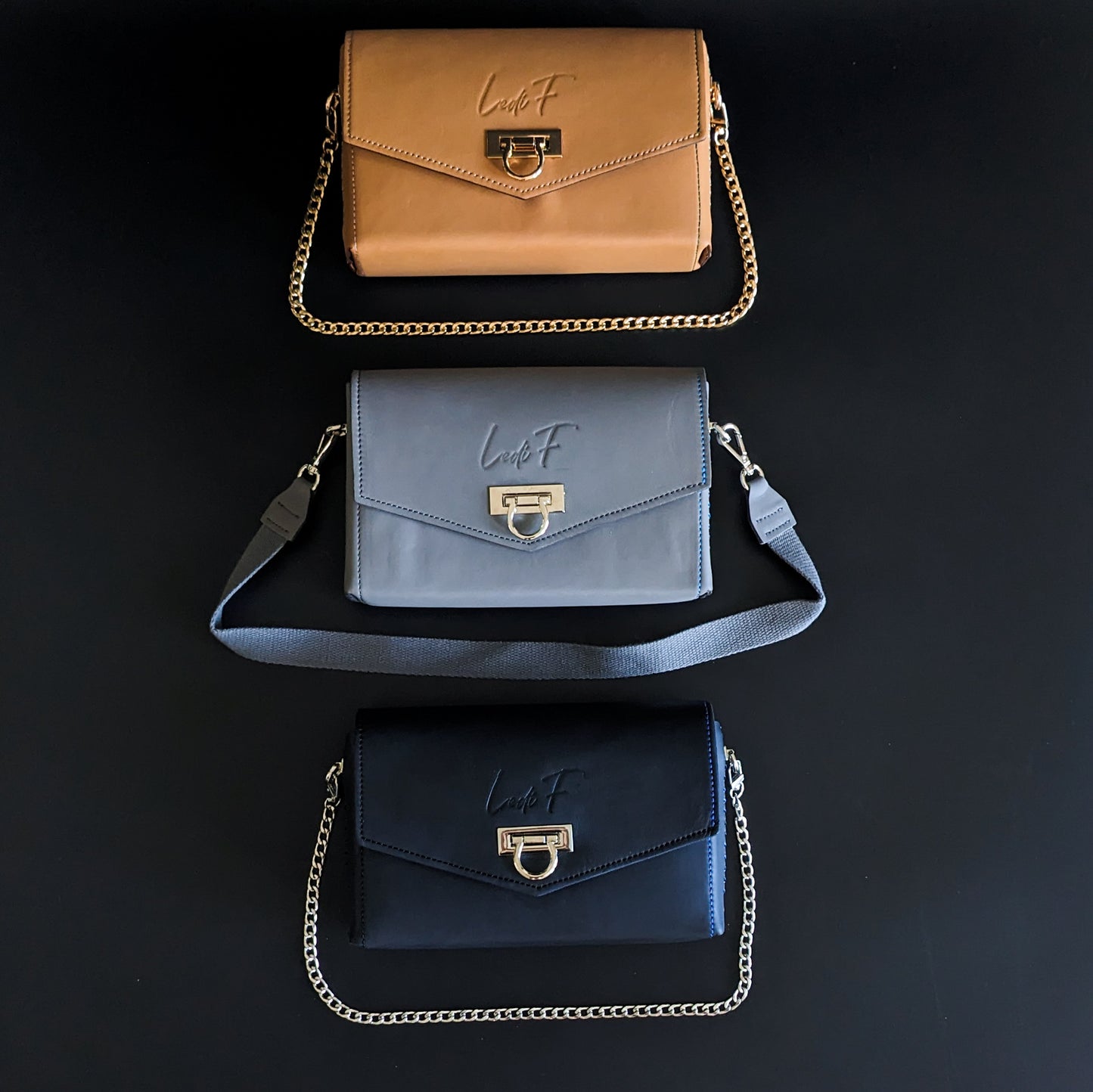 Lederhandtasche - Fine