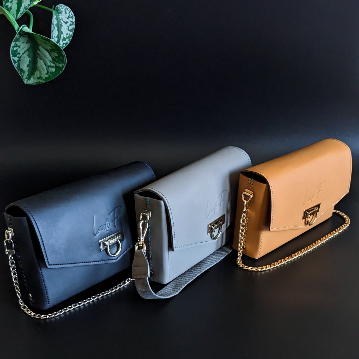 Lederhandtasche - Fine