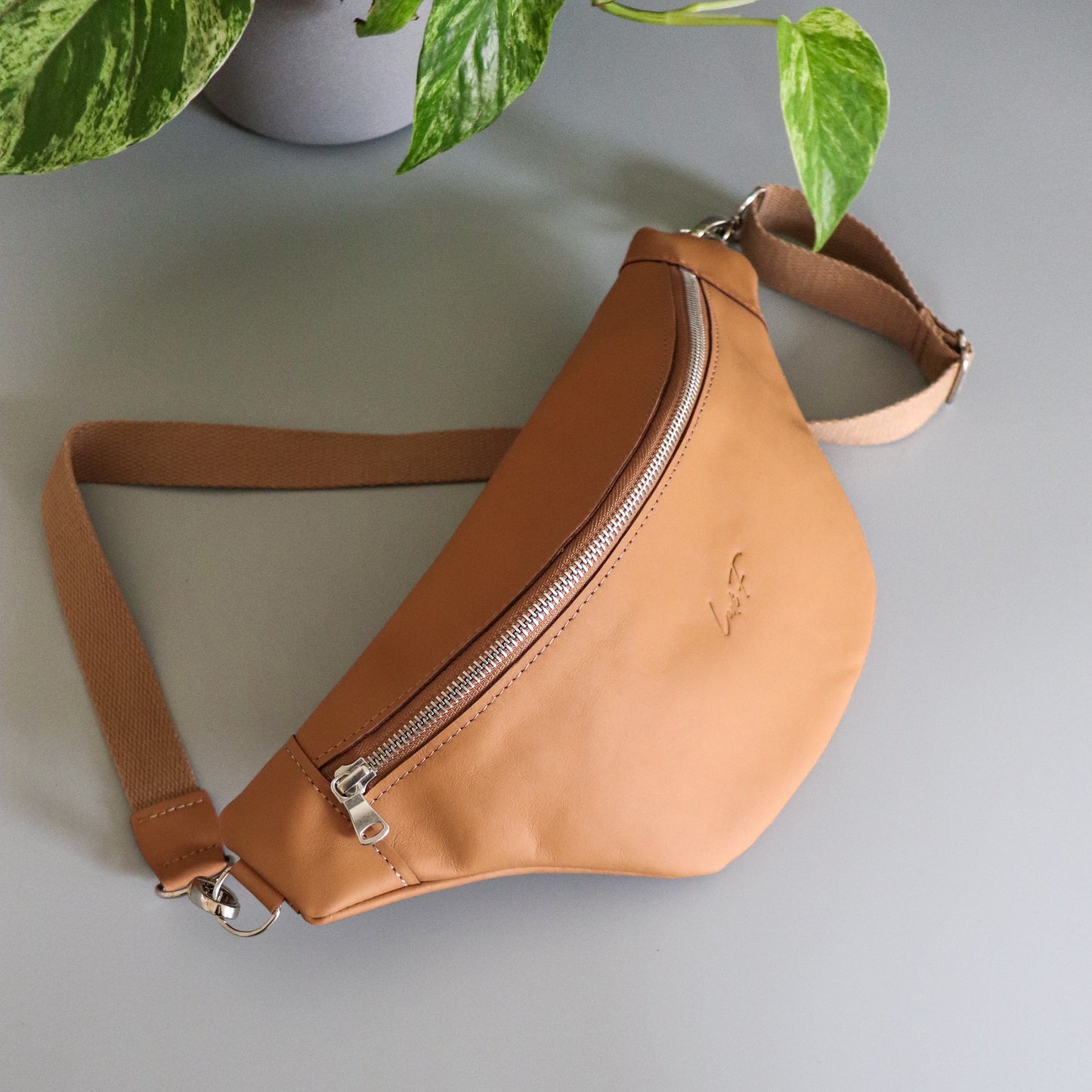 Lederbauchtasche - Feli